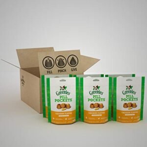 Greenies Pill Pockets Capsule Size Natural Dog Treats (Chicken Flavor)