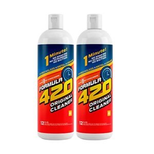 Formula 420 Glass, Metal, and Ceramic Cleaner – 12 oz Bottles (2-Pack)